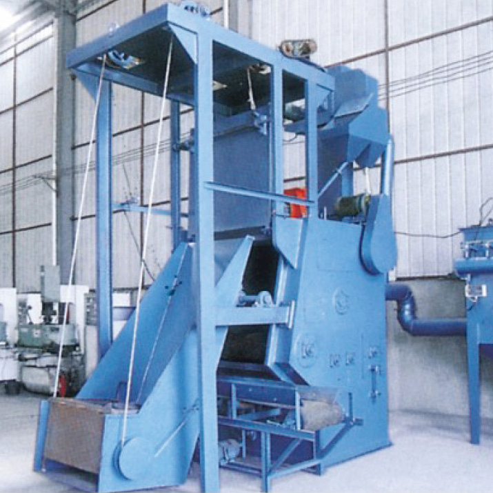 Q32系列自動上下料(卷揚上料、輸送下料、環(huán)保)履帶拋丸清理機(jī)